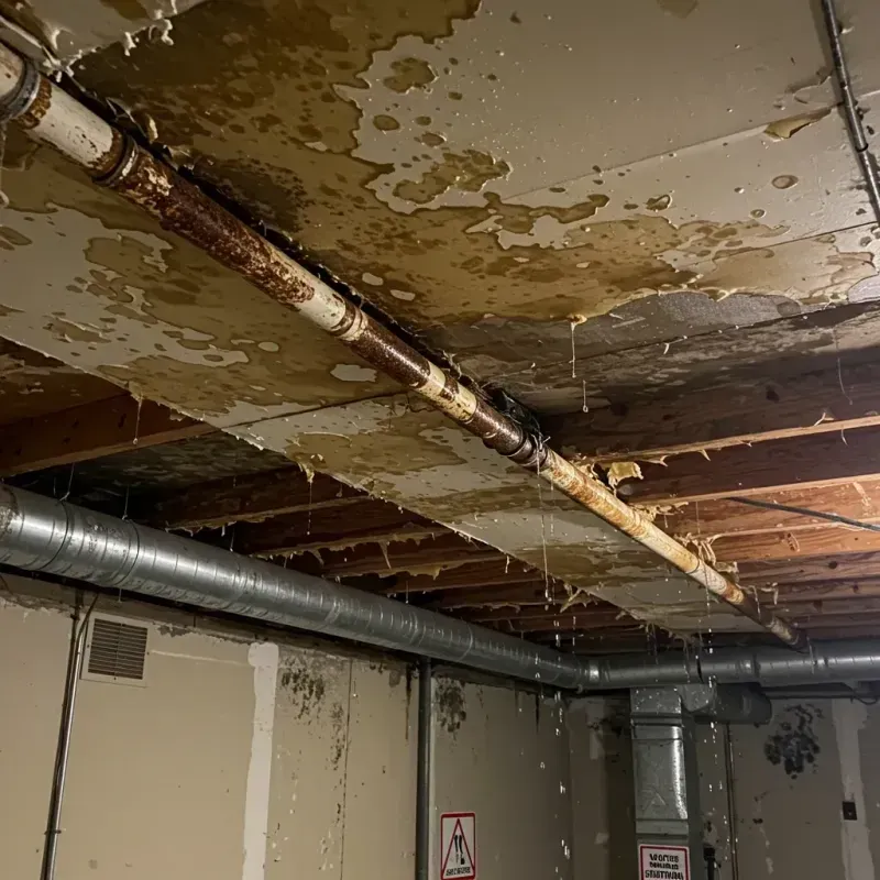 Ceiling Water Damage Repair in Lakes of the Four Seasons, IN